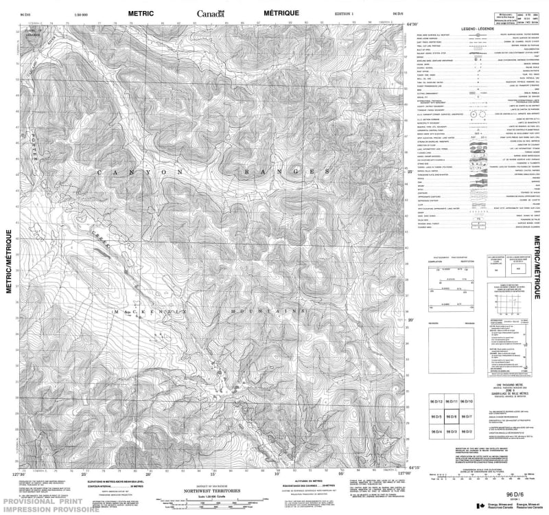 096D06 - NO TITLE - Topographic Map