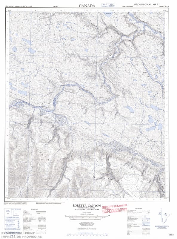096E04 - LORETTA CANYON - Topographic Map
