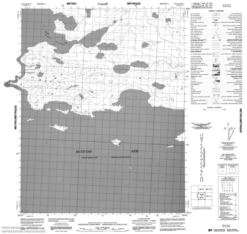 096I08 - NO TITLE - Topographic Map