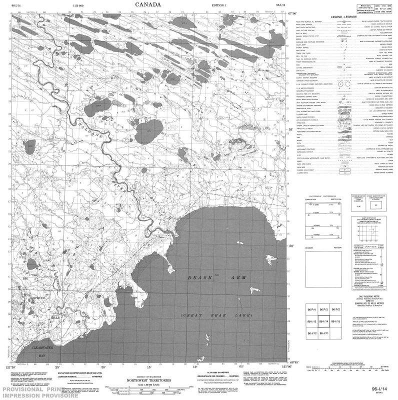 096I14 - NO TITLE - Topographic Map