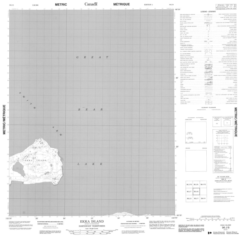 096J08 - EKKA ISLAND - Topographic Map