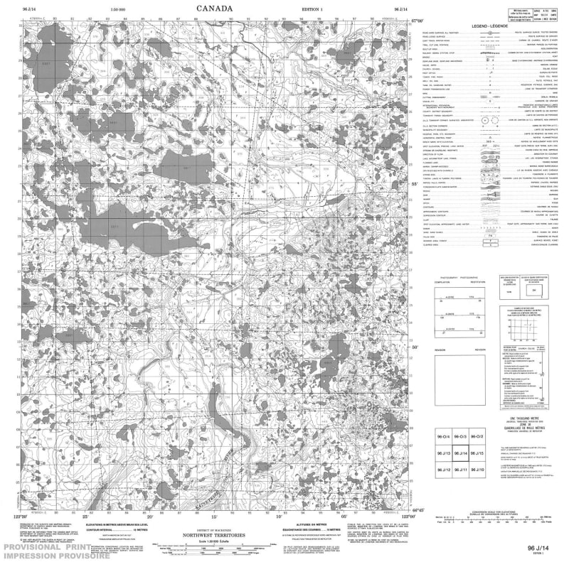 096J14 - NO TITLE - Topographic Map