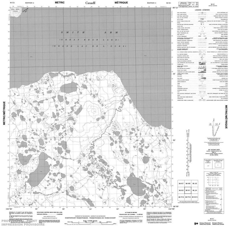 096K01 - NO TITLE - Topographic Map