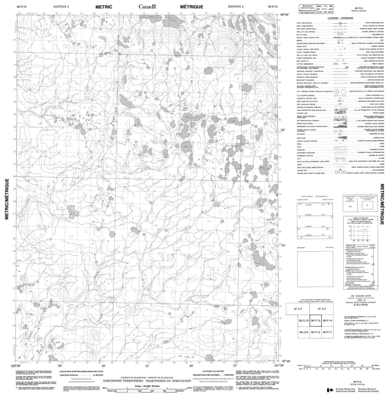 096P13 - NO TITLE - Topographic Map