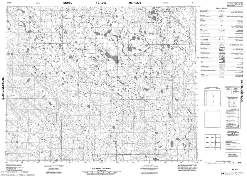 098A03 - NO TITLE - Topographic Map