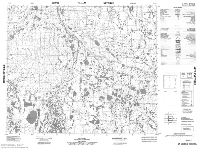 098A15 - NO TITLE - Topographic Map