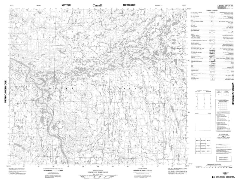 098D07 - NO TITLE - Topographic Map