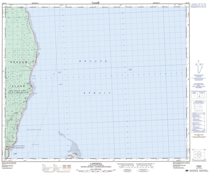 103G05 - LAWNHILL - Topographic Map