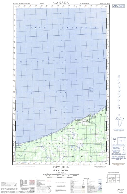 103J04W - TOW HILL - Topographic Map
