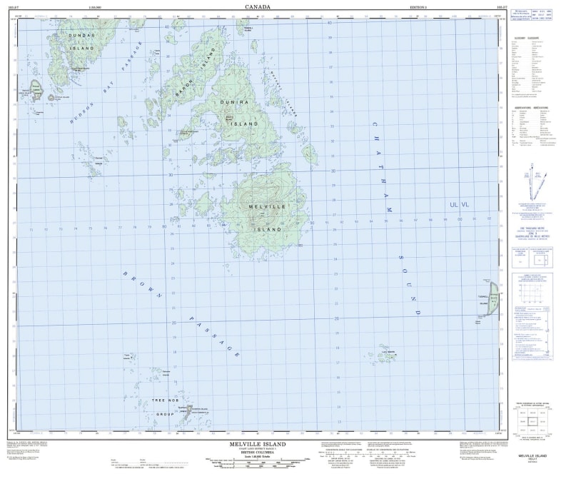 103J07 - MELVILLE ISLAND - Topographic Map