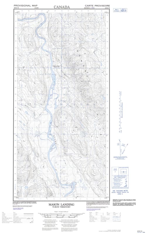 105E07E - MASON LANDING - Topographic Map