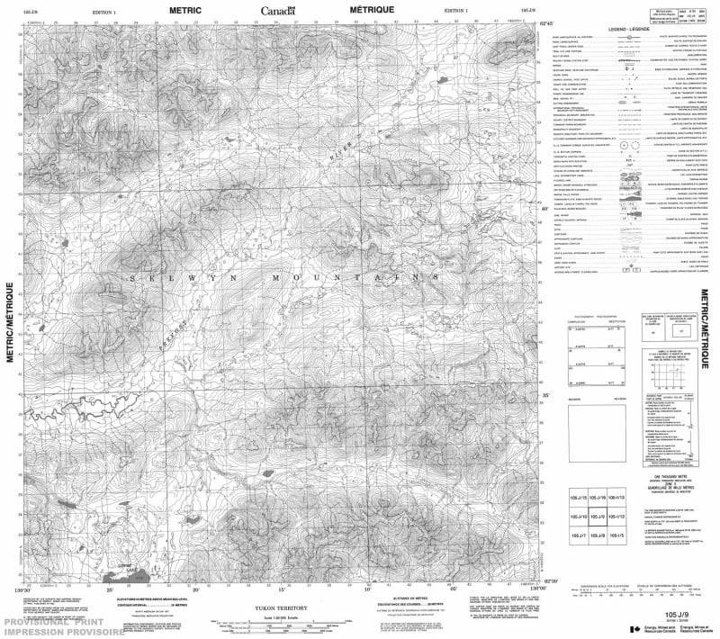 105J09 - NO TITLE - Topographic Map