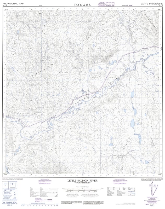 105L03 - LITTLE SALMON RIVER - Topographic Map