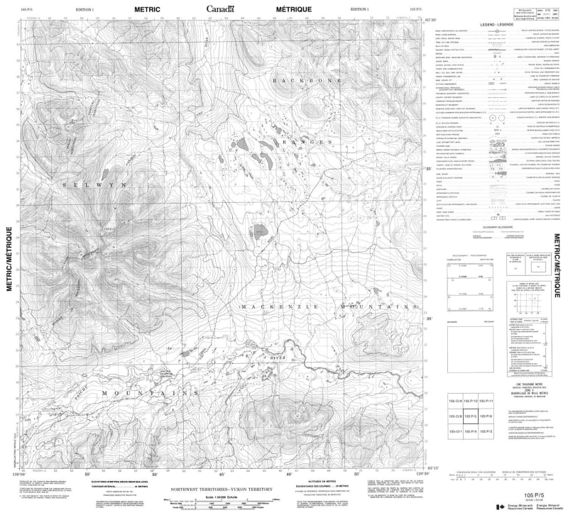105P05 - NO TITLE - Topographic Map