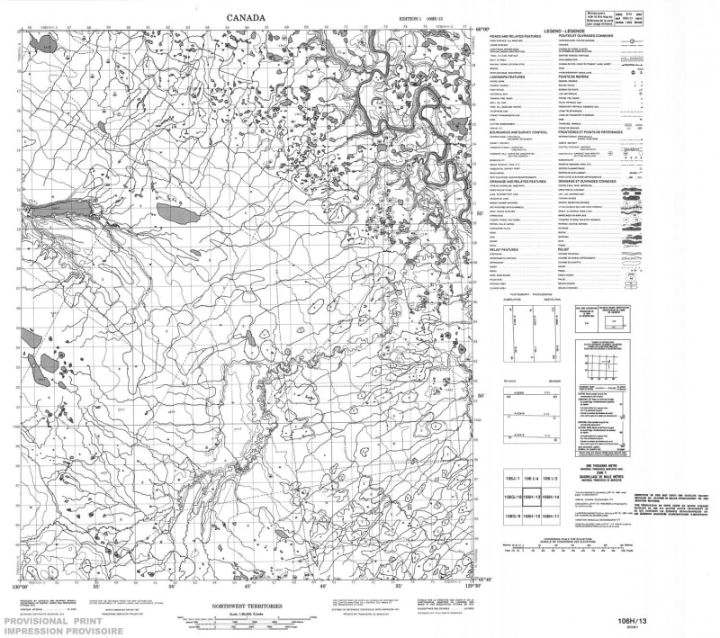 106H13 - NO TITLE - Topographic Map