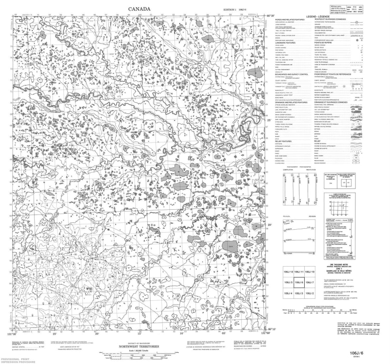 106J06 - NO TITLE - Topographic Map