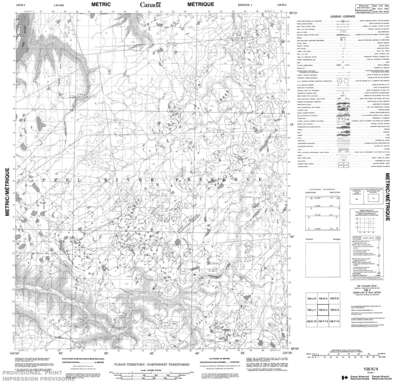 106K04 - NO TITLE - Topographic Map