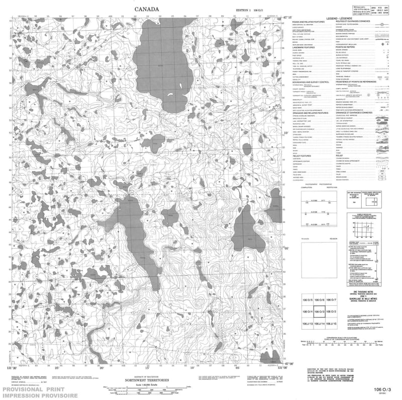 106O03 - NO TITLE - Topographic Map