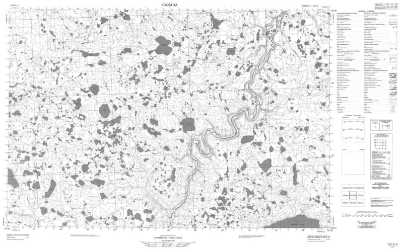 107A05 - NO TITLE - Topographic Map