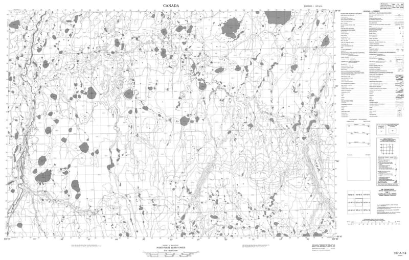 107A14 - NO TITLE - Topographic Map