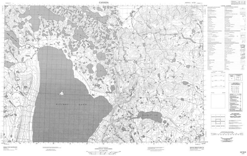 107B09 - NO TITLE - Topographic Map