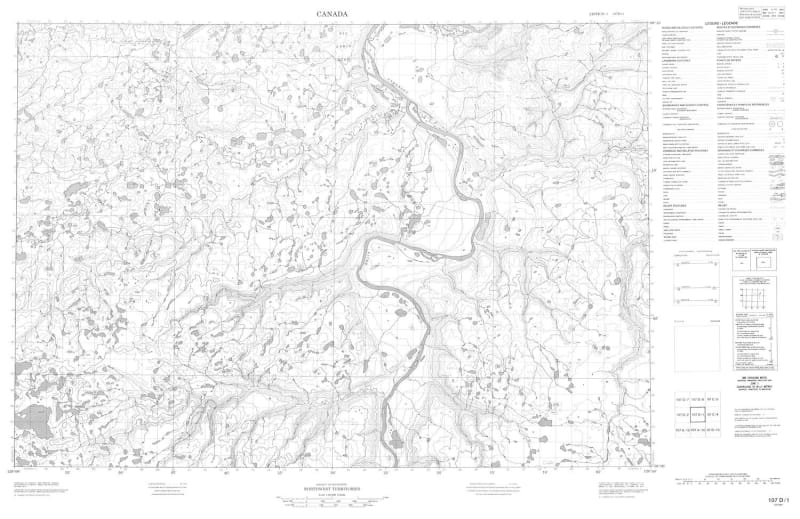 107D01 - NO TITLE - Topographic Map