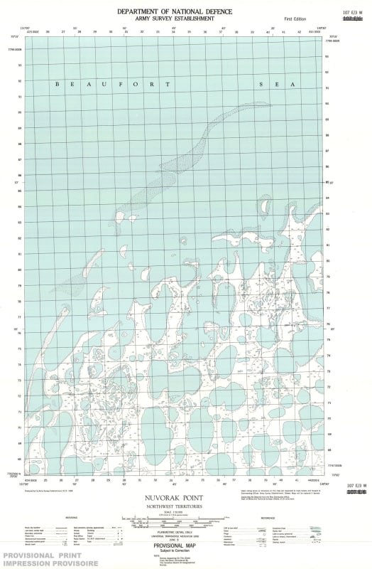 107E03W - NUVORAK POINT - Topographic Map