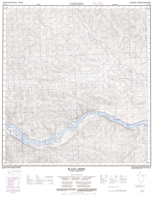 115I13 - BLACK CREEK - Topographic Map
