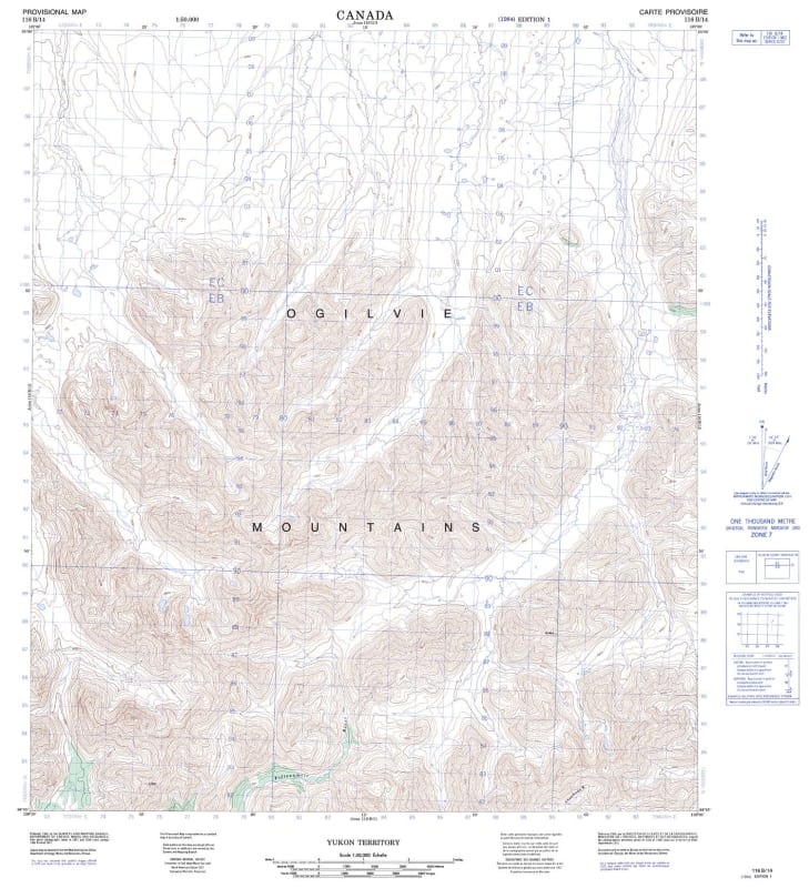 116B14 - NO TITLE - Topographic Map