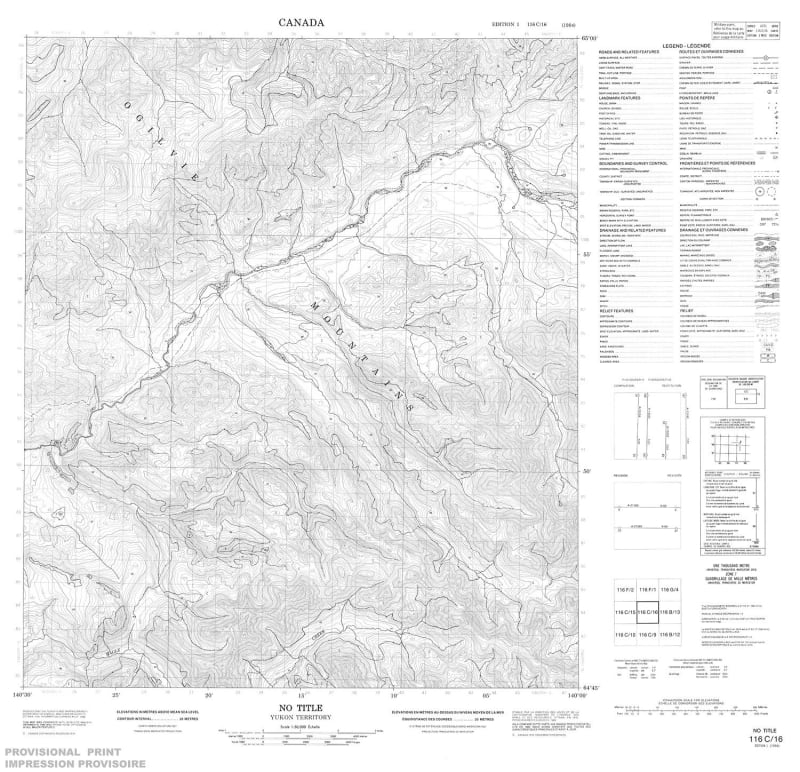 116C16 - NO TITLE - Topographic Map