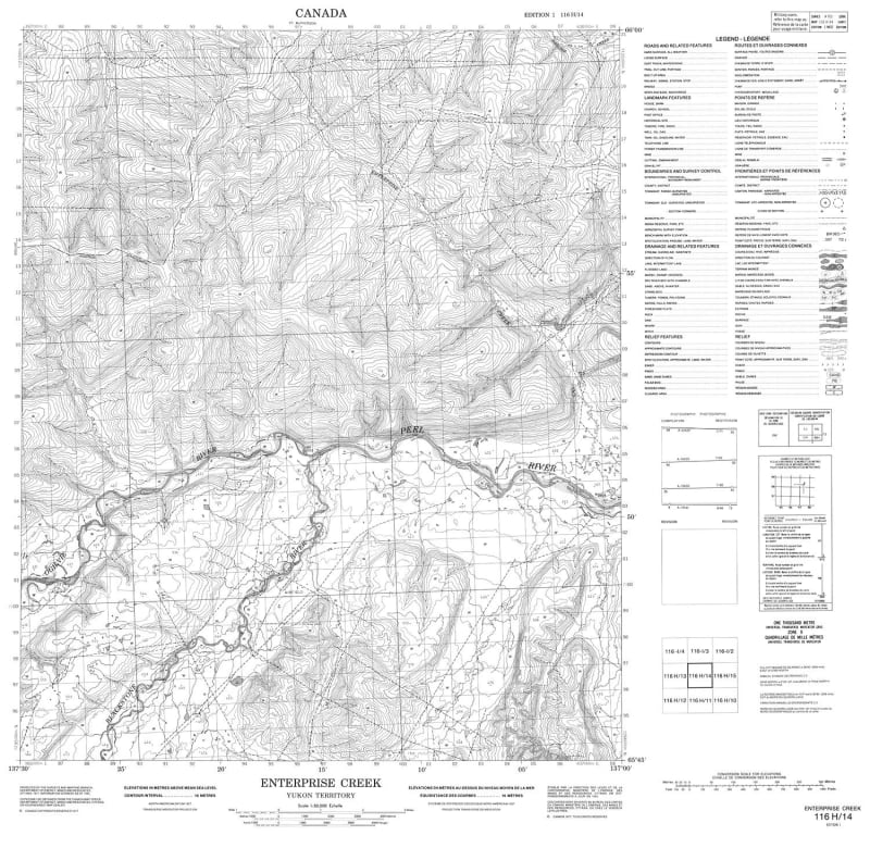 116H14 - ENTERPRISE CREEK - Topographic Map