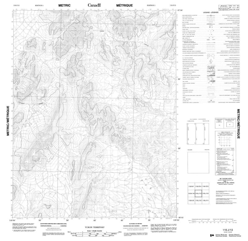 116J13 - NO TITLE - Topographic Map