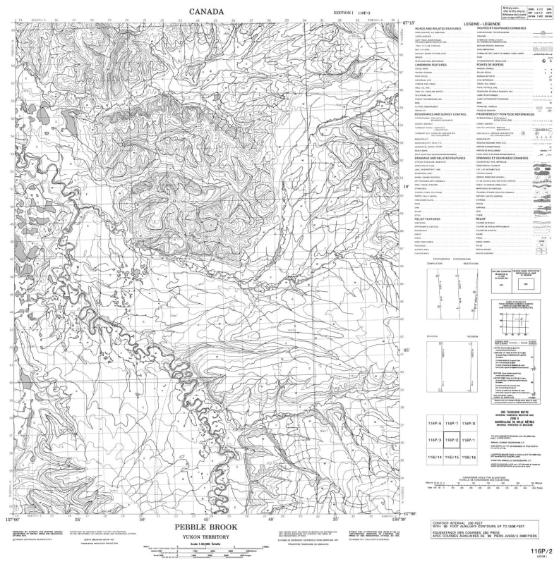 116P02 - PEBBLE BROOK - Topographic Map