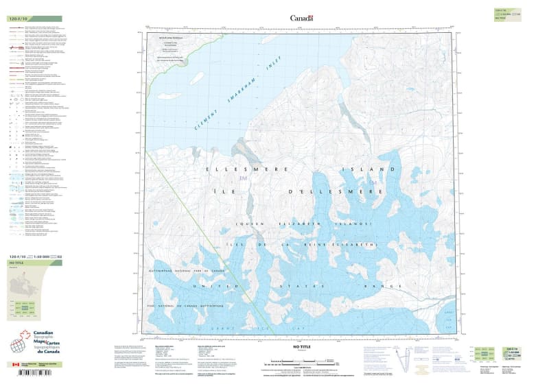 120F10 - NO TITLE - Topographic Map