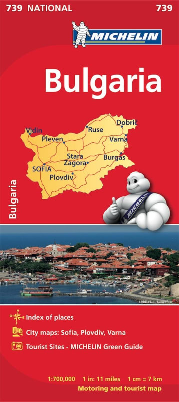 Bulgaria Travel & Road map by Michelin. Includes Sofia, Mordiv, Ruse and Varna. Updated regularly, MICHELIN National Map Bulgaria will give you an overall picture of your journey thanks to its clear and accurate mapping scale 1:700,000. Our map will help