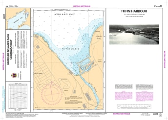 2222 Tiffin Harbour nautical chart by Canadian Hydrographic Service 2222 Tiffin Harbour nautical chart by Canadian Hydrographic Service