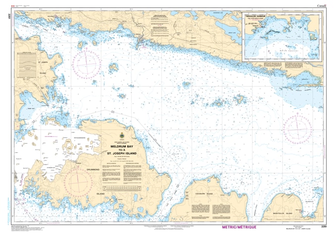 2251 Meldrum Bay to St. Joseph Island nautical chart by Canadian Hydrographic Service 2251 Meldrum Bay to St. Joseph Island nautical chart by Canadian Hydrographic Service