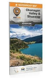 Okanagan Valley & Shuswap Adventure Map. Includes Armstrong, Beaverdell, Chase, Enderby, Kelowna, Keremeos, Lake Country, Lumby, Naramata, Oliver, Osoyoos, Peachland, Penticton, Salmon Arm, Sicamous, Vernon & more. This large detailed topographic map cove
