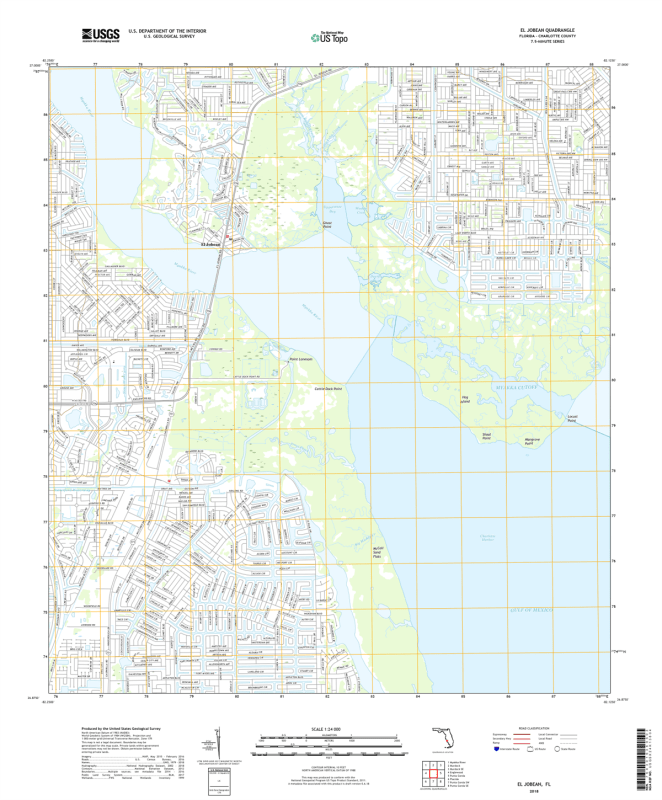 El Jobean Florida 24k Topo Map