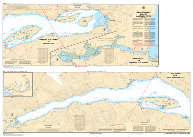 Navigate Harrison Lake and Harrison River safely with CHS Chart 3061. Official 2026 depth data, hazard markers, and river channel details for Harrison Hot Springs and the Fraser Valley. Your essential BC inland water guide.