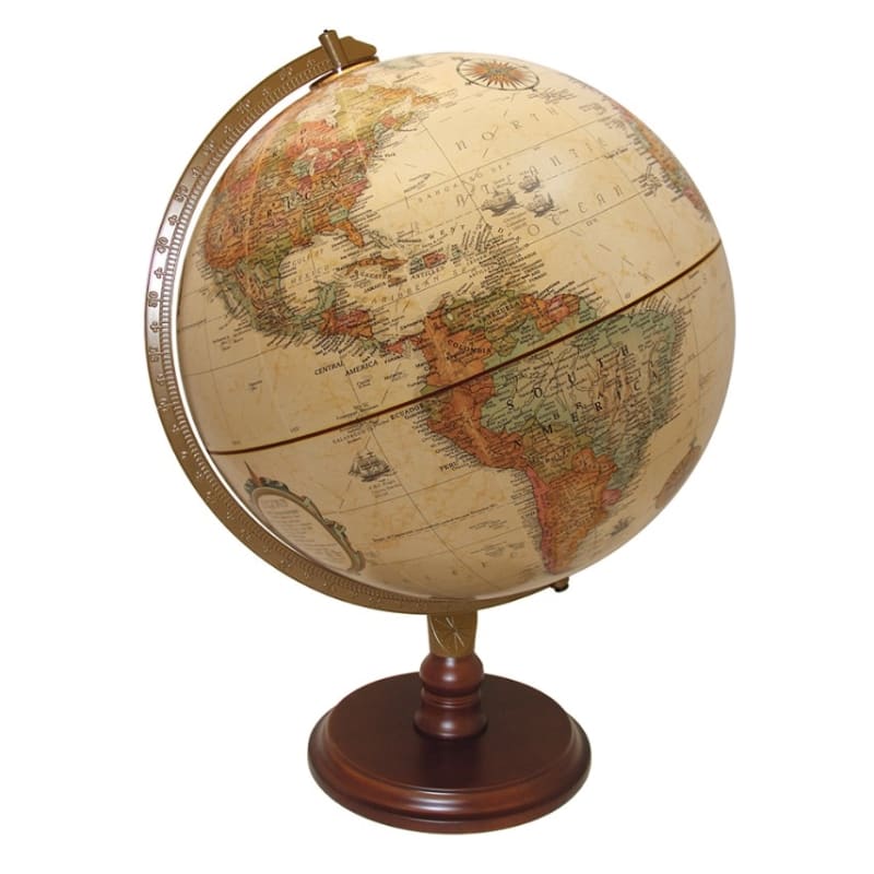 Discover the enduring appeal of a classic with the Replogle Lenox 12-inch World Globe. This elegant globe is the perfect choice for any setting, from a professional office to a cozy library, thanks to its timeless design and superior craftsmanship. The ce Discover the enduring appeal of a classic with the Replogle Lenox 12-inch World Globe. This elegant globe is the perfect choice for any setting, from a professional office to a cozy library, thanks to its timeless design and superior craftsmanship. The ce