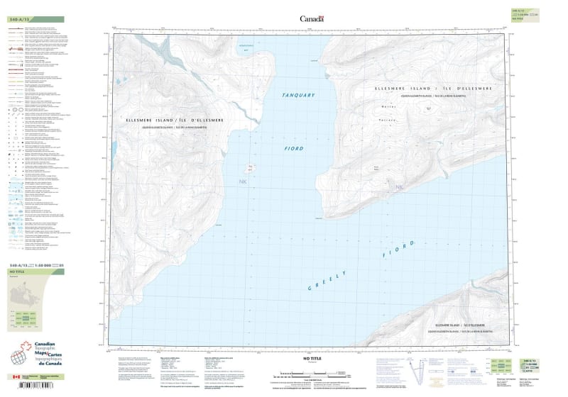 340A13 - NO TITLE - Topographic Map