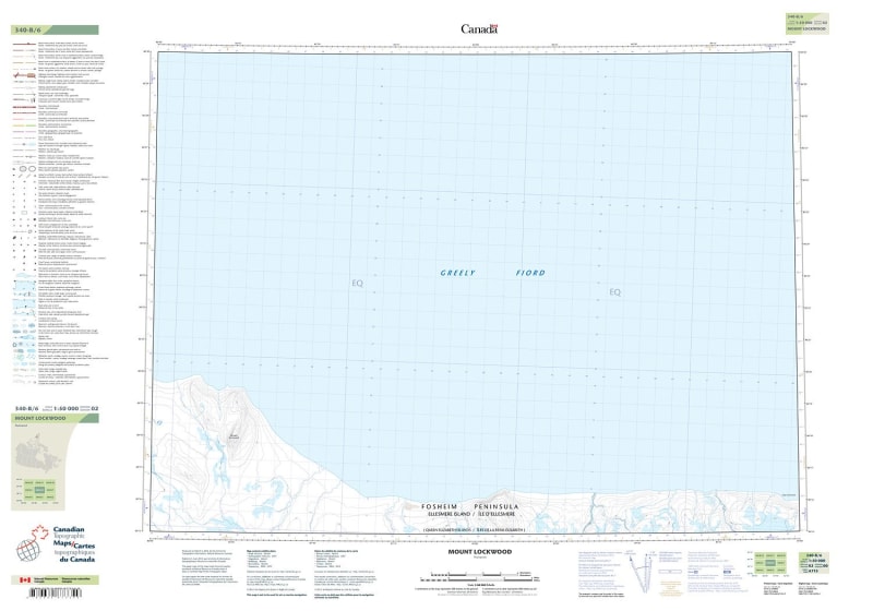 340B06 - MOUNT LOCKWOOD - Topographic Map