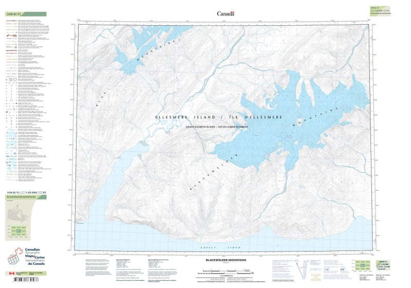 340B11 - BLACKWELDER MOUNTAINS - Topographic Map