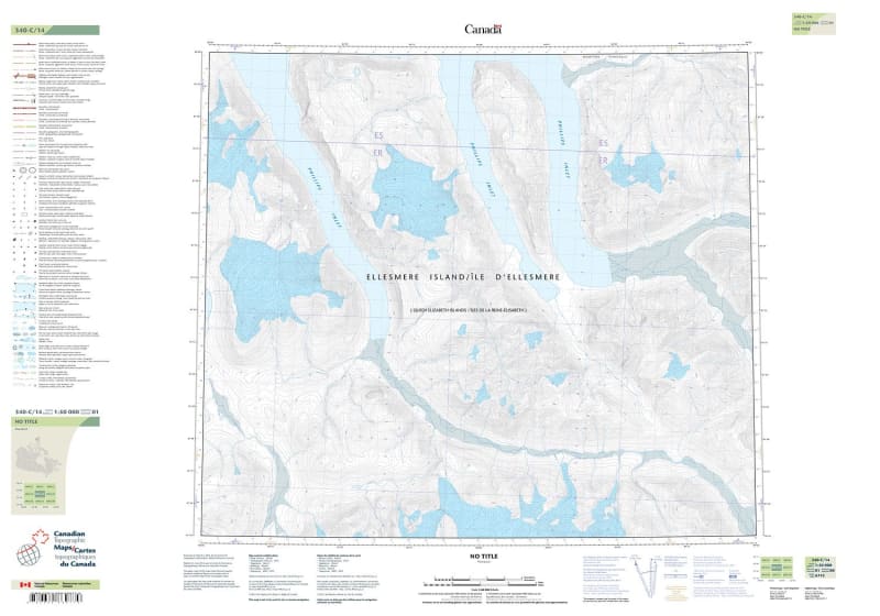 340C14 - NO TITLE - Topographic Map