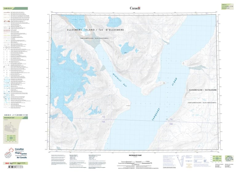 340D04 - MCKINLEY BAY - Topographic Map