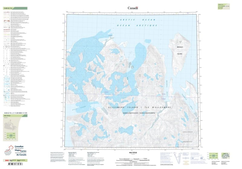 340E13 - NO TITLE - Topographic Map