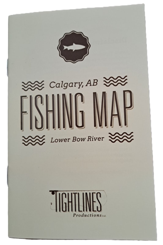 Unlock the secrets of world-renowned fly fishing on Calgary's Lower Bow River with this essential, waterproof pocket-sized fishing map booklet. 11 detailed maps of the Lower Bow River from Calgary, highlighting prime fishing spots and access points. Clear