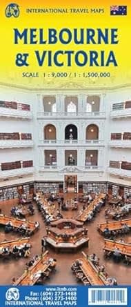 Explore the State of Victoria and Melbourne with this detailed, waterproof road map. Features the Great Ocean Road, Grampians, and essential driving routes. Perfect for Australian road trips.