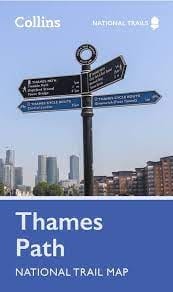 Thames Path National Trail Map.  This is a guide and map for planning your.  3.2 miles to inch/ 2km to 1 cm.  Comes with index for place names and many icons showing points of interest, camping, etc.